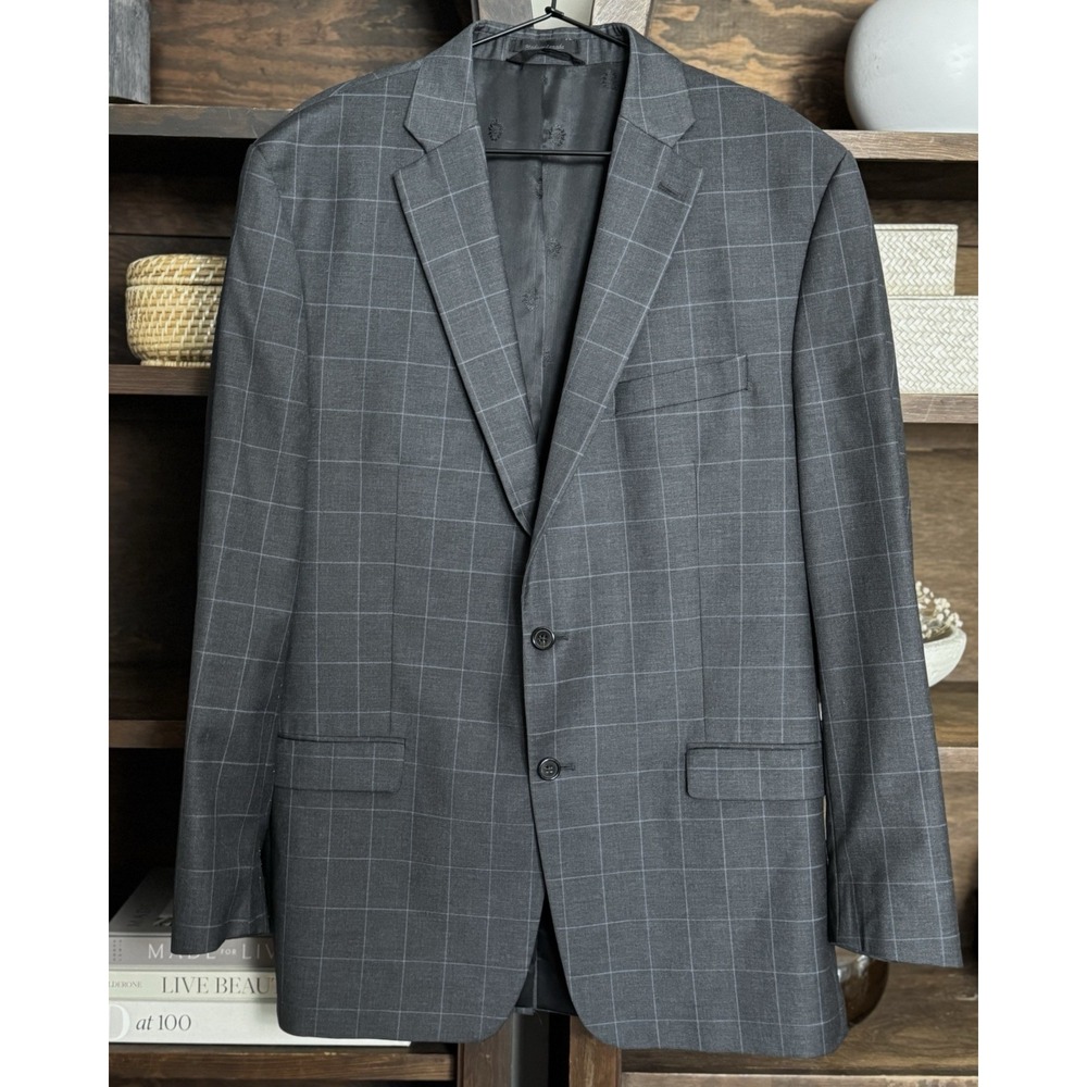 LRL Lauren Ralph Lauren 46L Men's Blazer 100% Wool 2-Button Sport Coat Jacket